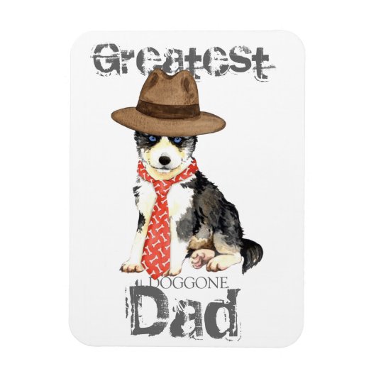 Husky Pap Magneet (Verticaal)