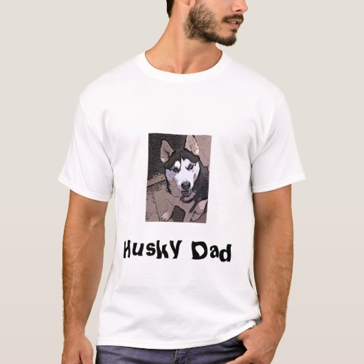 Husky Pap T-shirt (Voorkant)