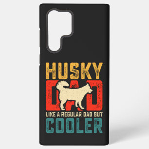 Husky-papa, gewone papa verheven tot coolheid Grap Samsung Galaxy Hoesje