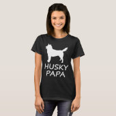 Husky Papa T-shirt (Voorkant volledig)