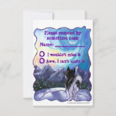 Husky Party Center RSVP-kaarten RSVP Kaartje (Achterkant)