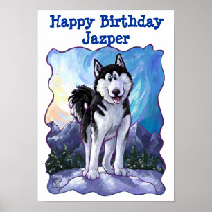 Husky Party Centre Poster