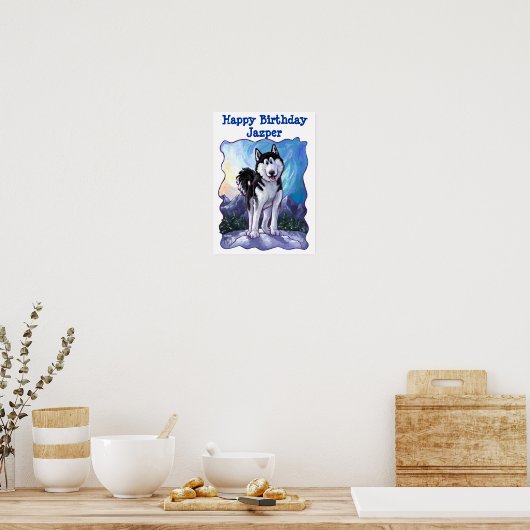 Husky Party Centre Poster (Keuken)