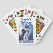 Husky Party Centre Speelkaarten (Achterkant)