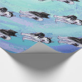 Husky Pattern Cadeaupapier (Hoek)