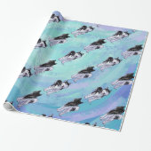 Husky Pattern Cadeaupapier (Uitgerold)