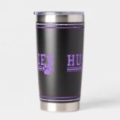 Husky Paw geïsoleerde droogtrommel Drinkbeker (Rechts)