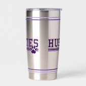 Husky Paw geïsoleerde droogtrommel Drinkbeker (Links)
