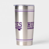 Husky Paw geïsoleerde droogtrommel Drinkbeker (Rechts)