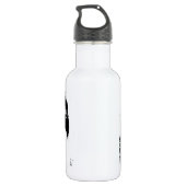 Husky Personalized Husky Dog Bottle Waterfles (Achterkant)