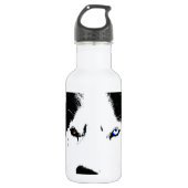 Husky Personalized Husky Dog Bottle Waterfles (Voorkant)