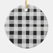 Husky Personalized Kersthond Keramisch Ornament (Achterkant)