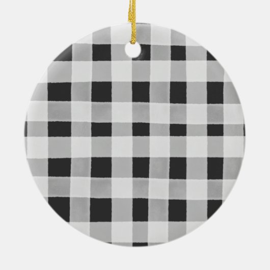 Husky Personalized Kersthond Keramisch Ornament (Achterkant)