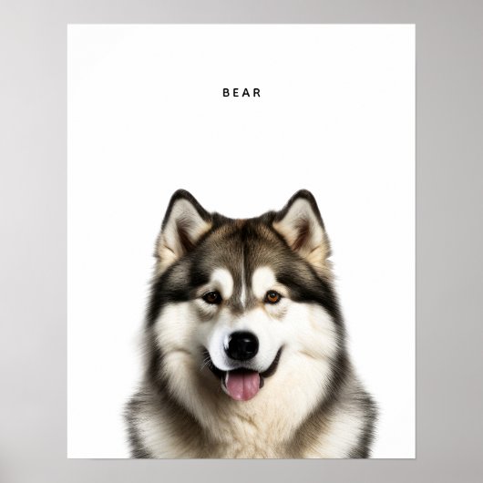 Husky Persoonlijke Print (Voorkant)