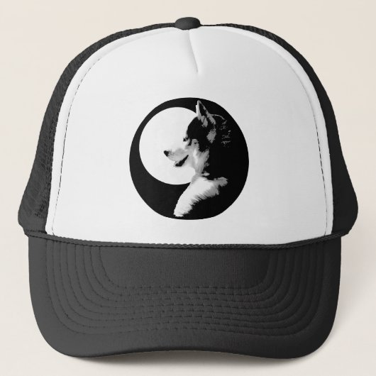 Husky Petten Sled Dog Petten Husky / Wolf Petten G (Voorkant)