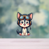 Husky Pilot Hondenliefhebber Malamute Acryl Bord (Neutraal)