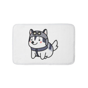 Husky Pilot Hondenliefhebber Malamute Badmat