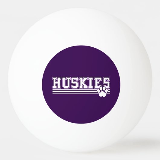 Husky Pingpongbal (Achterkant)