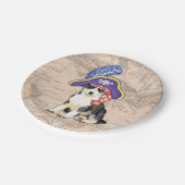 Husky Pirate Papieren Bordje (Gekanteld)