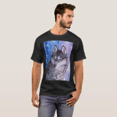Husky Portrait T-shirt (Voorkant volledig)