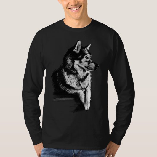 Husky profiel t-shirt (Voorkant)