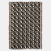 Husky Pup Blanket Siberian Husky Dog Throw Blanket Deken (Voorkant Verticaal)