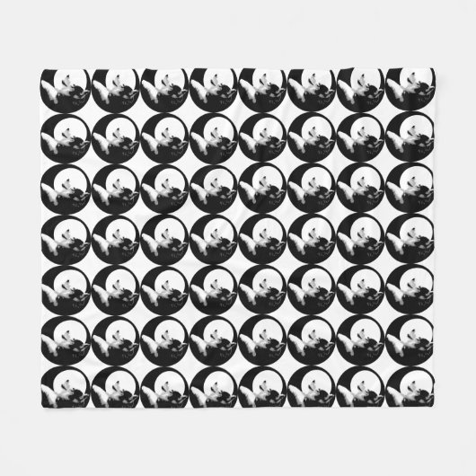 Husky Pup Blanket Siberian Husky Sled Dog Blankets Fleece Deken (Voorkant (Horizontaal))