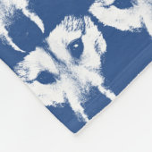 Husky Pup Blanket Siberian Husky Wolf Dog Blankets Fleece Deken (Hoek)