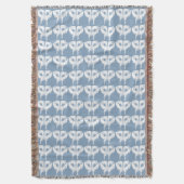 Husky Pup Blanket Siberian Wolf Pup Throw Blanket Deken (Voorkant Verticaal)