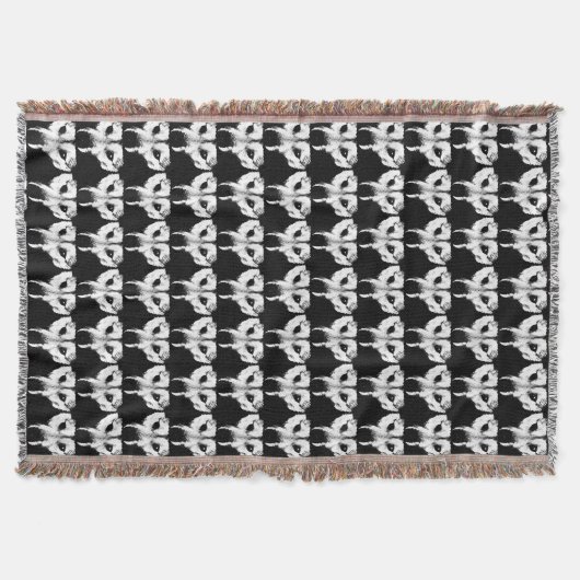 Husky Pup Blanket Siberian Wolf Pup Throw Blanket Deken (Voorkant)