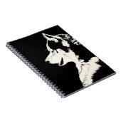 Husky Pup notebook Siberian Husky Gifts & Books Notitieboek (Rechterzijde)