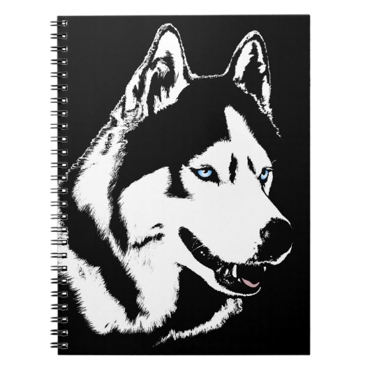 Husky Pup Notitieboek Siberian Husky Gifts & Books (Voorkant)
