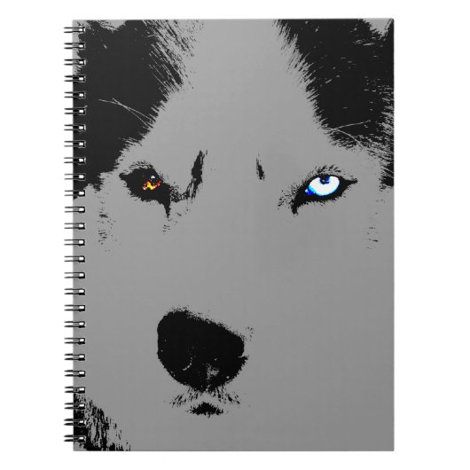 Husky Pup Notitieboek Siberian Husky Journal Books (Voorkant)