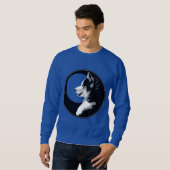 Husky Pup Shirt Husky Sweatshirt Sled Dog Shirts (Voorkant volledig)