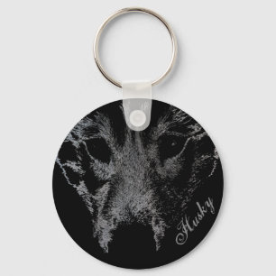 Husky Pup Sleutelhanger Husky Wolf Dog Aangepaste 