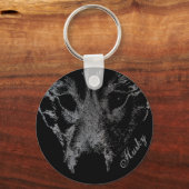 Husky Pup Sleutelhanger Husky Wolf Dog Aangepaste (Voorkant)