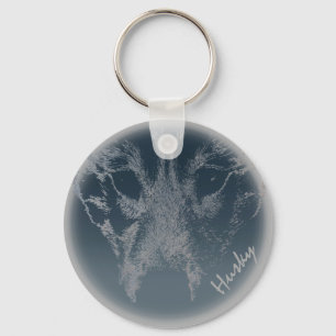 Husky Pup Sleutelhanger Husky Wolf Dog Aangepaste 