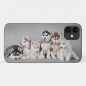 Husky puppies Case-Mate iPhone case (Achterkant (horizontaal))