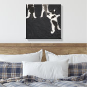Husky Puppy Canvas Afdruk (Insitu (Slaapkamer))