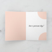 Husky Puppy Folded Greeting Card Kaart (Binnen)