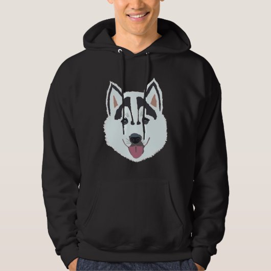 Husky Puppy Hoodie (Voorkant)