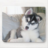 Husky Puppy Mousepad Muismat (Voorkant)