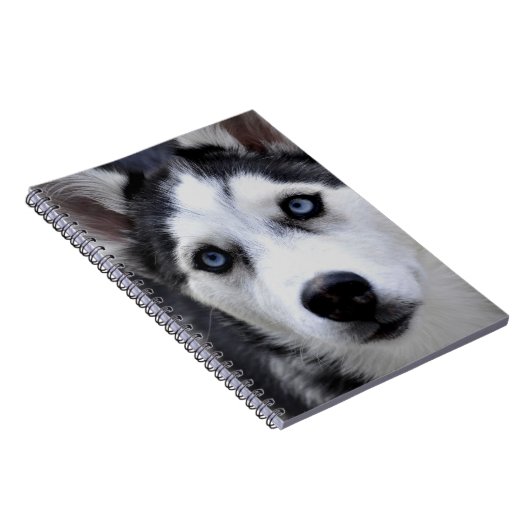 Husky Puppy Notebook Notitieboek (Rechterzijde)