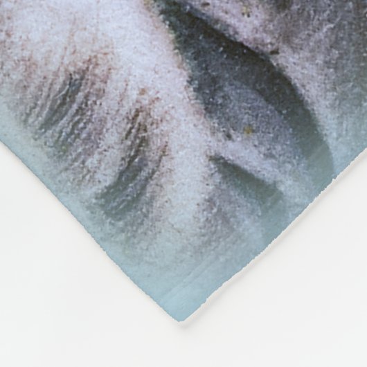 husky puppy pet portret tekenhkunstgeschenk fleece deken (Hoek)