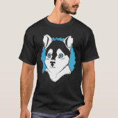 Husky Puppy T-shirt (Voorkant)