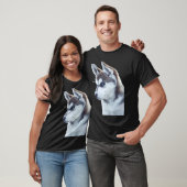 Husky Puppy Twijfel T-shirt (Unisex)