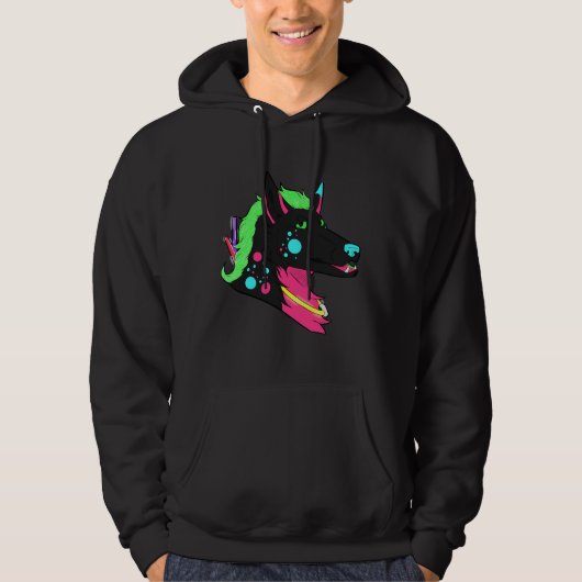 Husky Rave Hoodie (Voorkant)