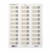 Husky Retouradreslabel Etiket (Full Sheet)