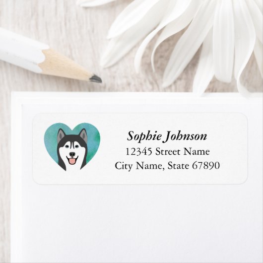 Husky Return Address Labels (Insitu)