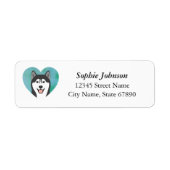 Husky Return Address Labels (Voorkant)